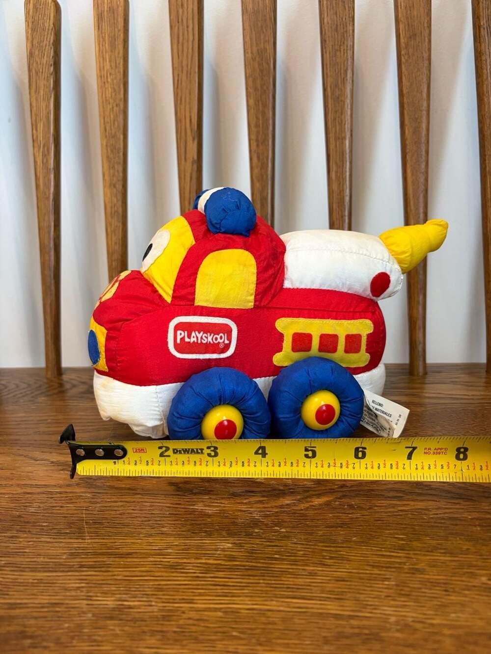 Tonka #90165 Stuffed Battery Operated Fire Truck 9" Long Very Good Not Working